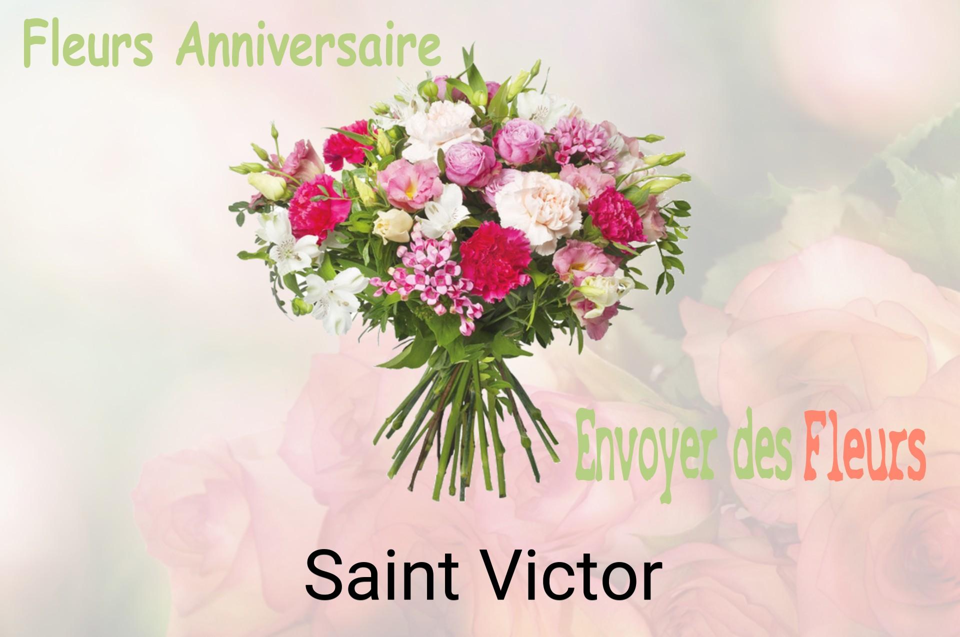 Bouquet de fleurs d’anniversaire livré à Saint-Victor